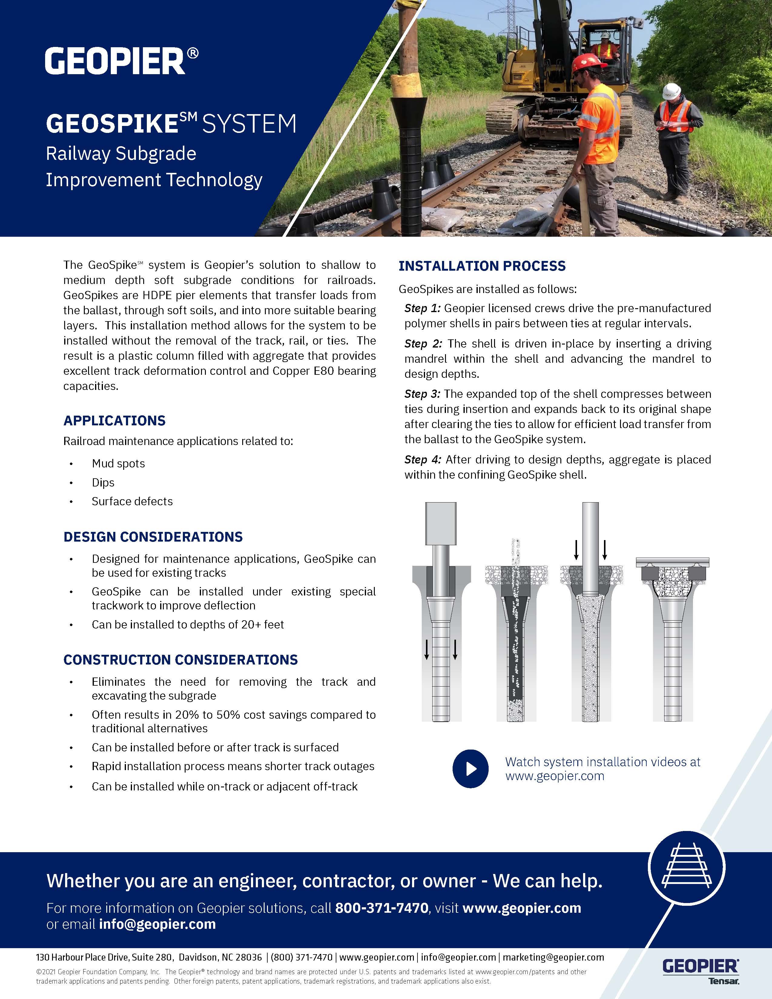 Geopier GeoSpike System EN