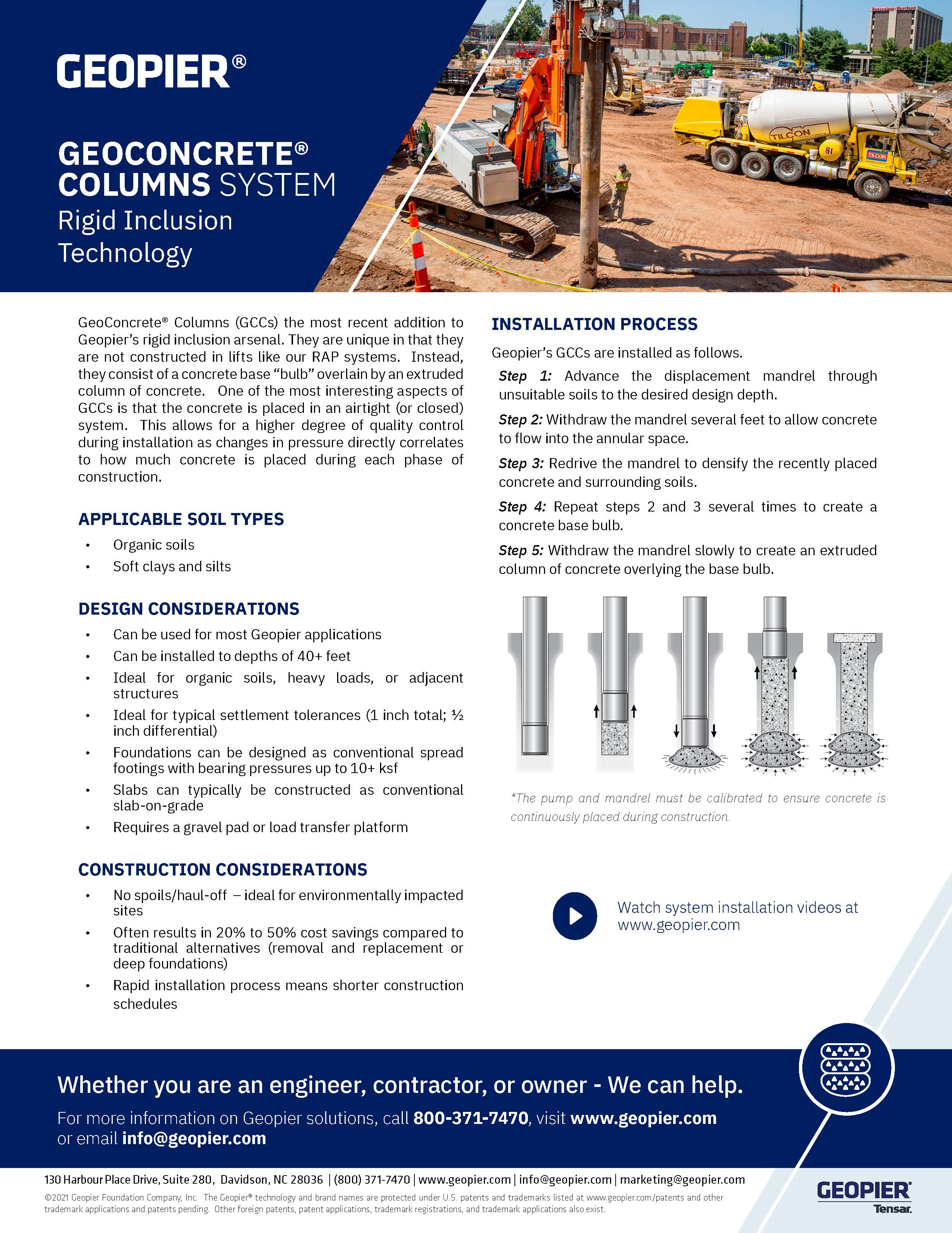 Geopier Geoconcrete Columns System EN